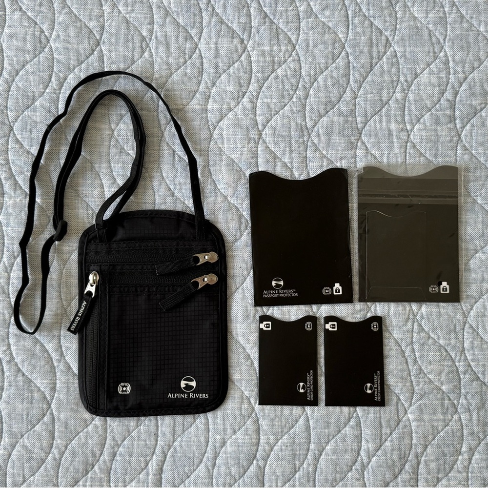 Alpine Rivers Travel Neck Wallet